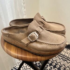 Birkenstock Women's Brown and Tan Mules Size 41